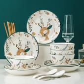 圣恩达小鹿餐具套装