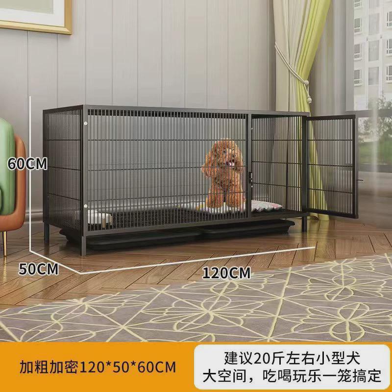 方管亿狗笼子大型犬超大狗笼子中型犬小型犬缘狗笼加粗宠物带厕所