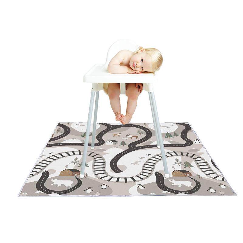 儿童宝宝餐椅垫户外野餐高脚椅防滑游戏垫防水防脏地垫可