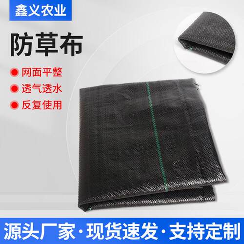 防草布pp防草布园艺防草除草布盖草地布果园黑色草地防布