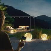 草坪灯户外月球灯庭院花园亮化氛围公园景观灯设计师创意月亮地灯