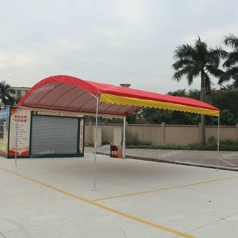 厂家批发户外婚庆大型帐篷手动婚礼酒席用帐篷雨棚遮阳棚可移动