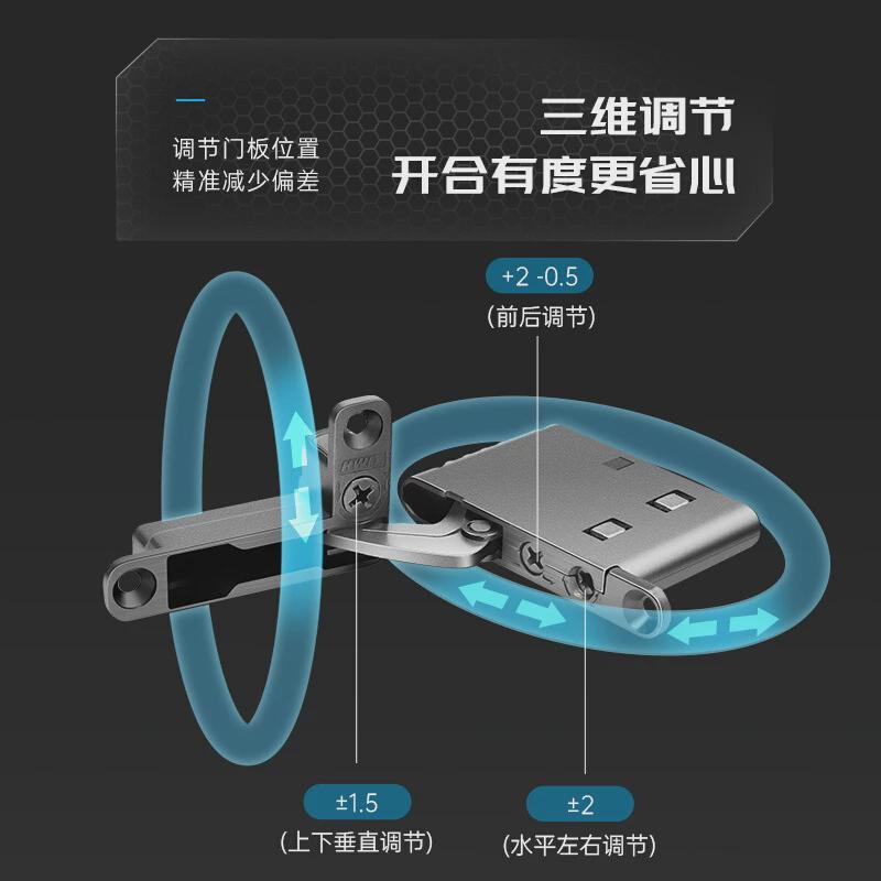热销隐藏式维特hwit铝框玻璃门悍天地铰链隐藏式重型30kgs2液压缓 - 封面