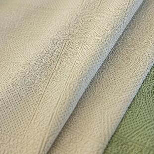 质想家柯桥窗帘简欧本客厅卧室雪尼尔浮雕遮光窗帘布成品有样法式