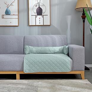 宠物沙发垫双重仿记忆布批发布艺正反两用防水沙发罩防猫抓宠物