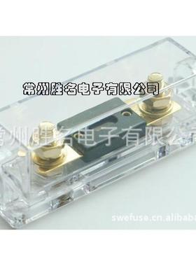 热销汽车一出四保险丝盒带灯二进带oans80a100a保险丝座分线器叉