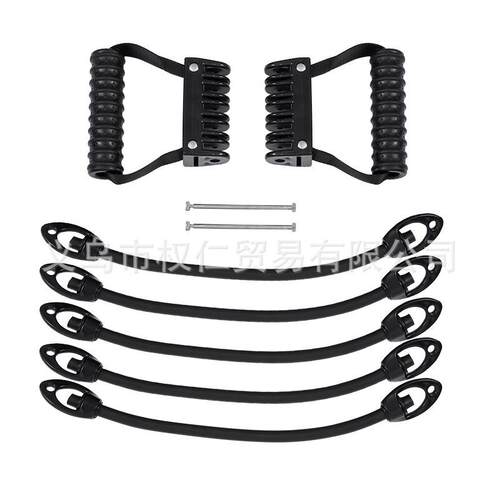 拉力器夹胸训练器扩胸器健身器材家用拉力器乳胶弹力绳举重训练器