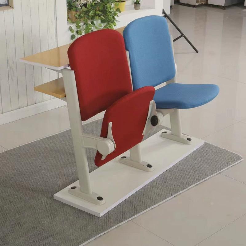 阶梯教室大学课桌椅子会议室排椅报告厅折叠翻板桌椅礼堂连排座椅