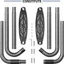 厂家户外大型儿童蹦床弹跳床梯子扶梯健身器材爬梯滑梯配件6 16FT
