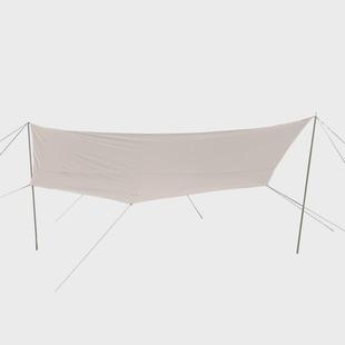 棉布天幕户外超大枫叶蝶形复古遮阳凉棚露营加厚六角八角防雨TC棉