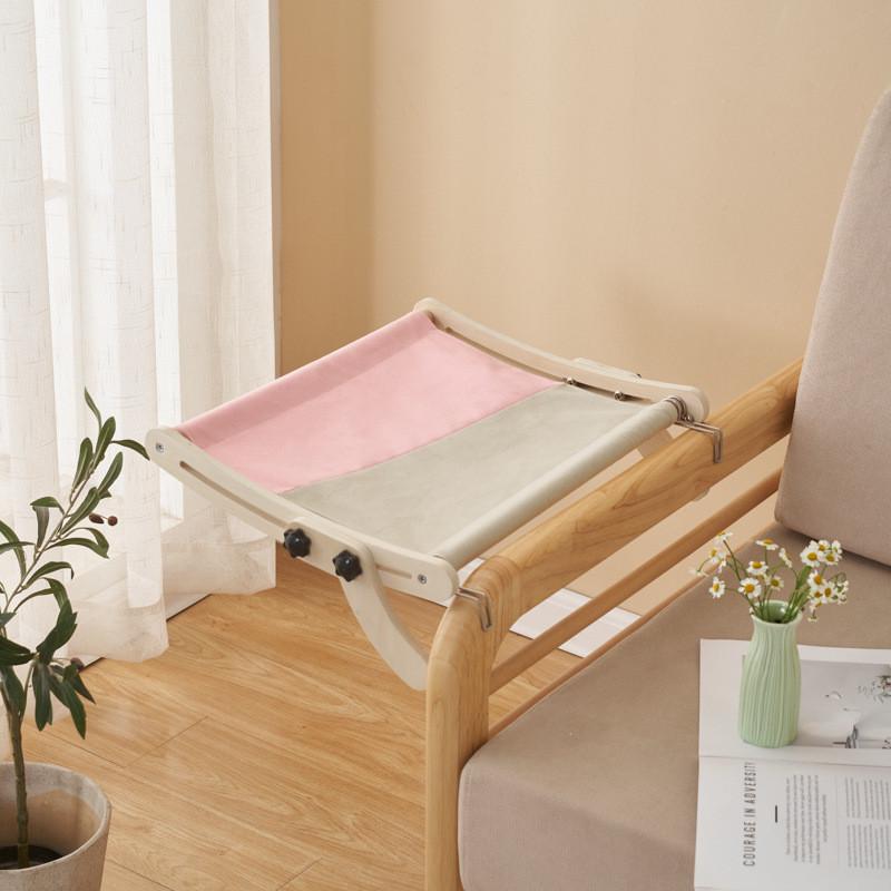 猫床猫挂床阳台窗户猫咪木质挂床悬挂猫窝床边四季通用猫吊床