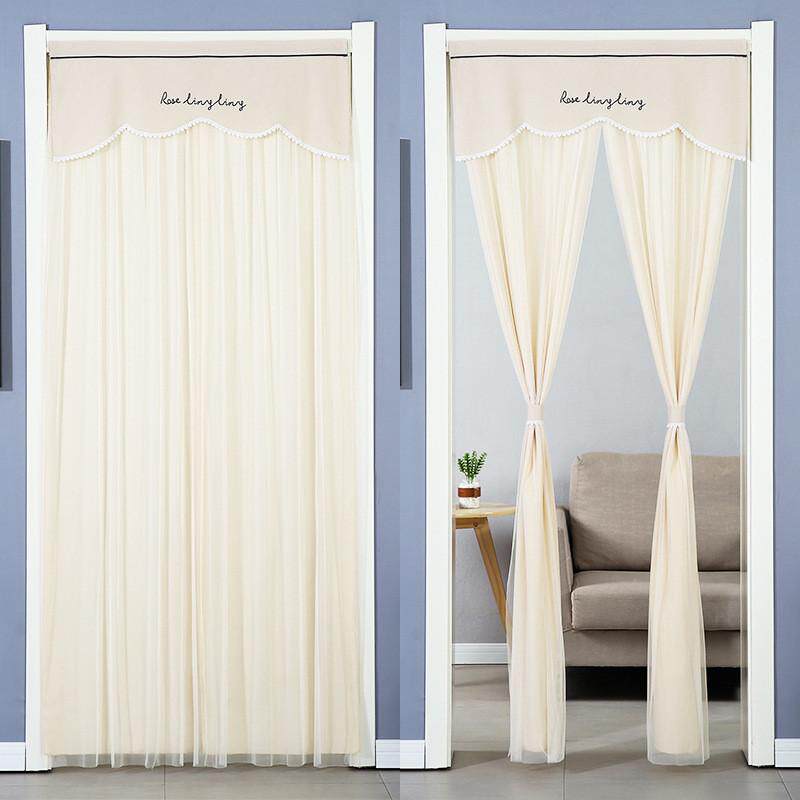 卧室门帘高级感悬空隔断帘门头帘入户遮挡进门好看的装饰公主风