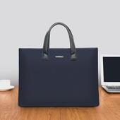 自优新943公文包商务男士 防水定制logo牛津布文件包公文袋会议包