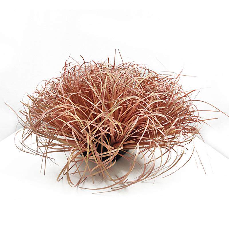 仿真洋葱草团装饰造景草球苔草造景摆件塑料植物草绿植假芦苇草