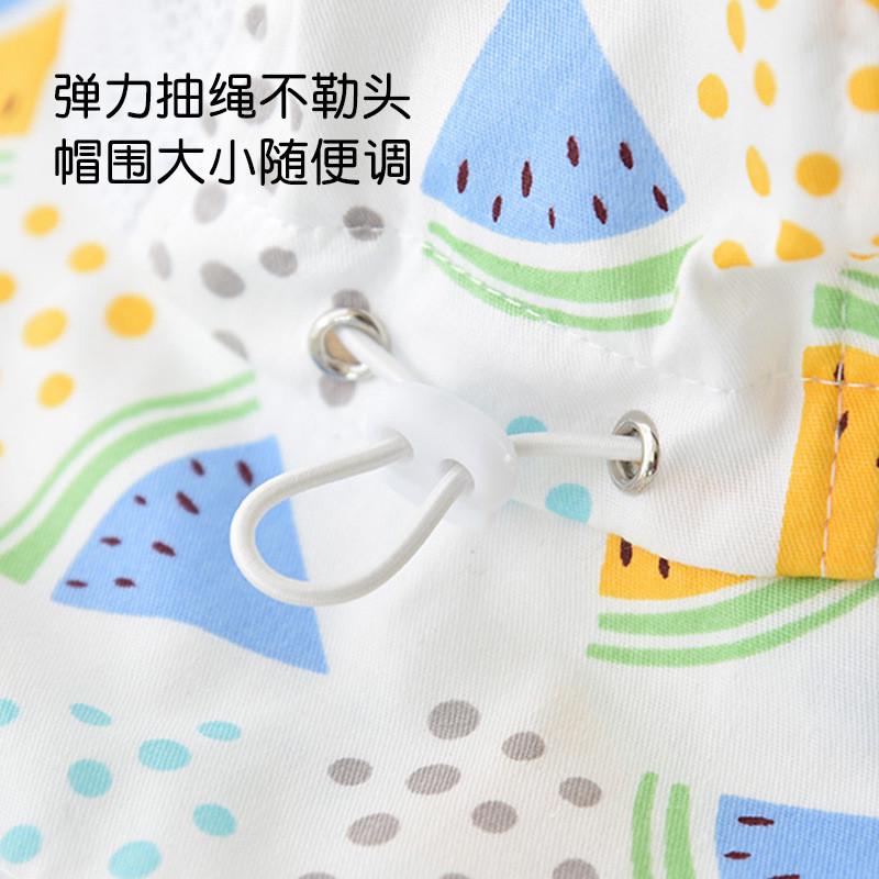 婴儿遮阳帽夏季薄款女宝宝帽子夏款儿童防晒帽男宝女童太阳渔夫帽