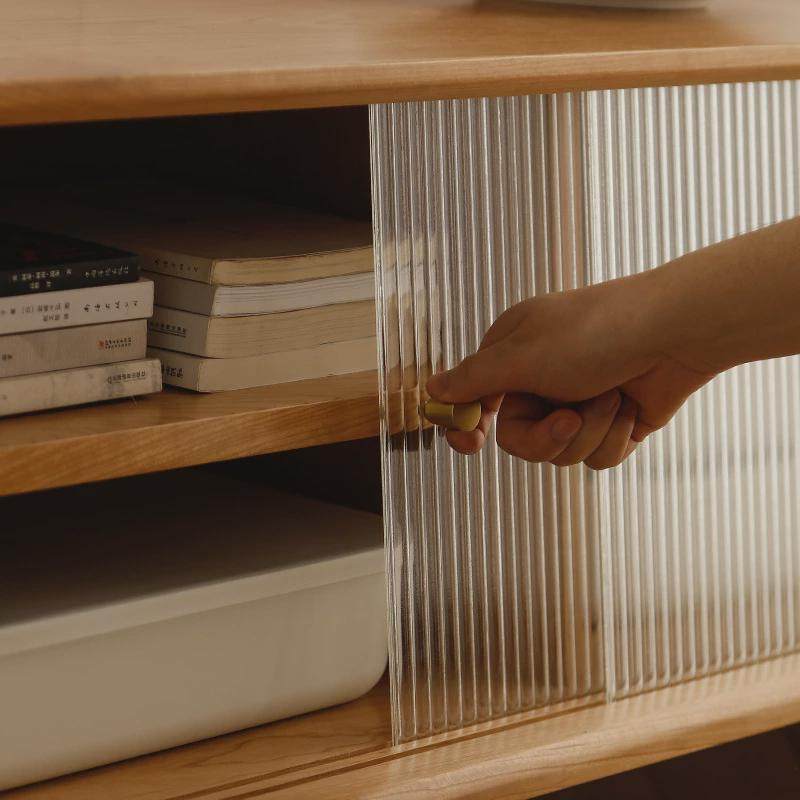 日式实木简约视听柜酒店收纳靠墙储物柜家用卧室樱桃木玻璃电视柜,住宅家具,电视柜,淘宝优惠券,粉丝福利购,淘宝优惠卷