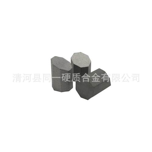 矿山异形t110中八角t107地质刀头八角尺寸刀片刀头生产加工yg8