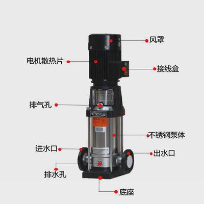 cdl/cdlf立式多级离心泵不锈钢变频恒压加压高扬程380v管道增压泵