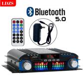 跨境热销蓝牙汽车音响家用12V大功率车载功放机迷你小型功放机