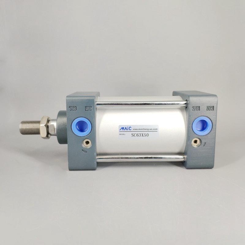 亚德客型精品sc气缸标准sc63*25/50/75/100/125可带磁尺寸