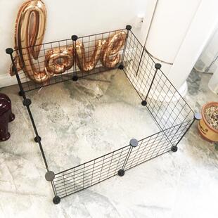 小宠宠物围栏组合铁网栅栏杆热卖 中型犬泰迪法斗猫笼子狗窝