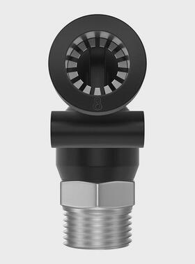 tpm朝日气动快速快插接头气管螺纹直通对插pl6/8/pl8-01-100只装