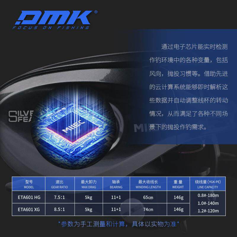 德米克银翎享智版dc水滴轮ec智能渔轮轻量化微物泛用黑坑路亚鳜鱼