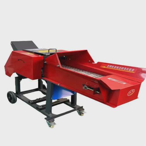 新款加厚牛羊揉丝机干湿两用铡草养殖粉碎机打草机双出口铡草机