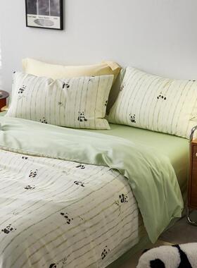 安娜支玫瑰丨60与奥地利兰精天丝四件套夏季冰凉莱赛尔卡通碎花in