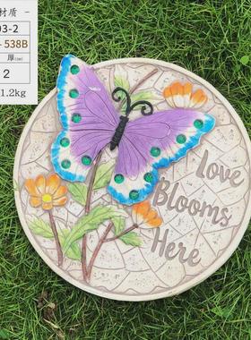 户外花园坪垫脚石别墅庭院装饰美陈摆件园林景观踏步石脚踏板