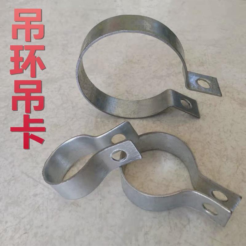 头镀锌接地管卡 静电管u型吊卡吊环加厚夹钢管跨接卡子dn15-dn200