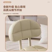 万向轮小凳子滑轮矮凳家用换鞋 凳儿童靠背椅子客厅圆凳软包小板凳