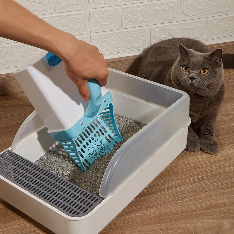 一体式猫砂铲猫屎铲宠物拾便器拆卸便携批发