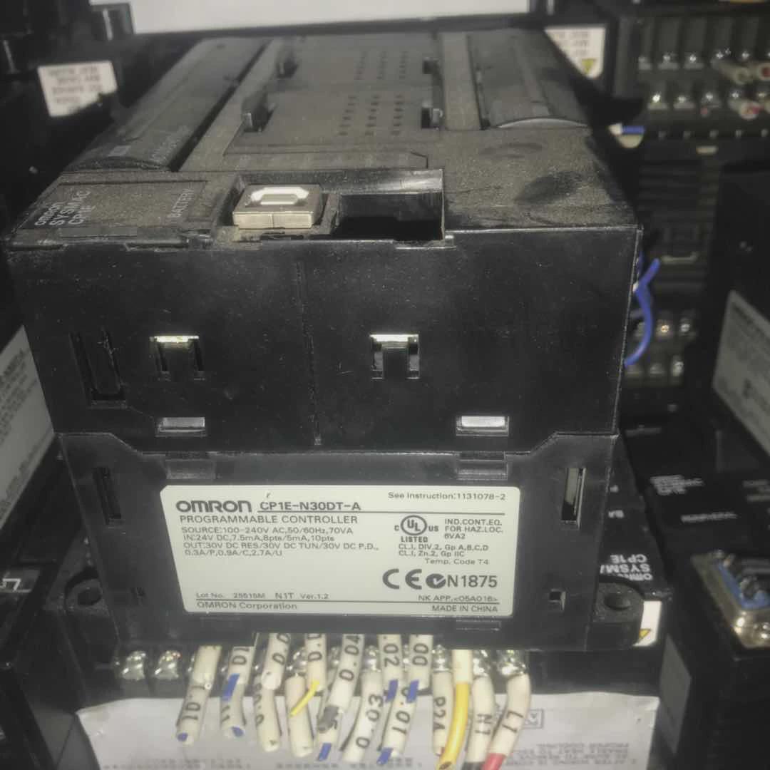 议价二手拆机欧姆龙CP1E-N30DT-A 九成新功能包好