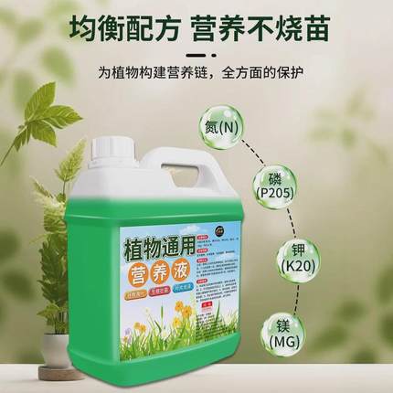 植物营养液通用型培养绿植盆栽花卉花肥液体肥料土培水培治黄叶%