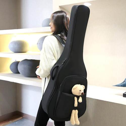 ranloesa吉他包41寸便携吉他琴包双肩可手提加厚前兜可放a4文件夹