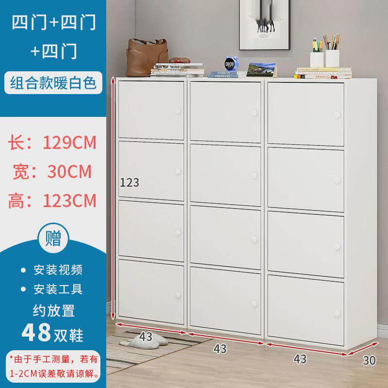 s588木质鞋盒收纳盒20简易装抽屉式大容量鞋架整理箱鞋盒子个收纳