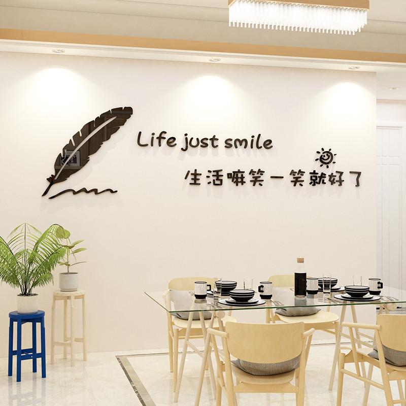 电视背景墙客厅沙发面装饰画北欧玄关餐厅卧室床头布置贴画纸自粘图片