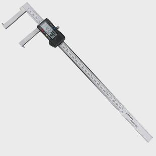 内沟槽数显卡尺高精度外沟槽卡尺150-200-300mm槽孔内内测量卡尺