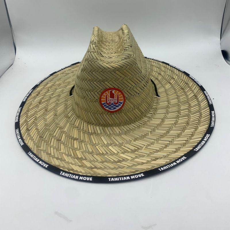 草贴布帽简约大檐草帽手工编织帽子遮阳沙滩太阳帽大沿草帽编织