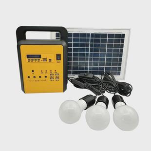 家用小型太阳能照明发电储能系统 solarlight10w充电便携式