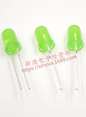 5mm绿发绿绿色发光二极管个发光管f5绿灯1包1000led灯