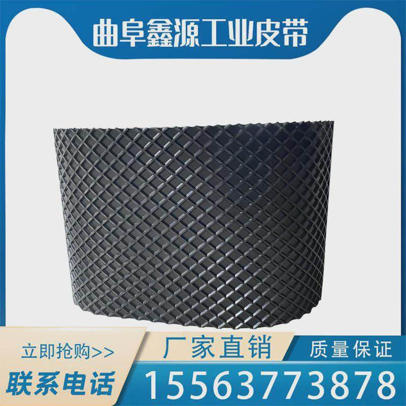 厂家颜色可调配防跑偏砂光机纹橡胶一字皮带砂光带木工机皮带