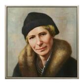 大芬工厂直销老人物油画创作定制手绘名人黑白照片肖像转彩色画师