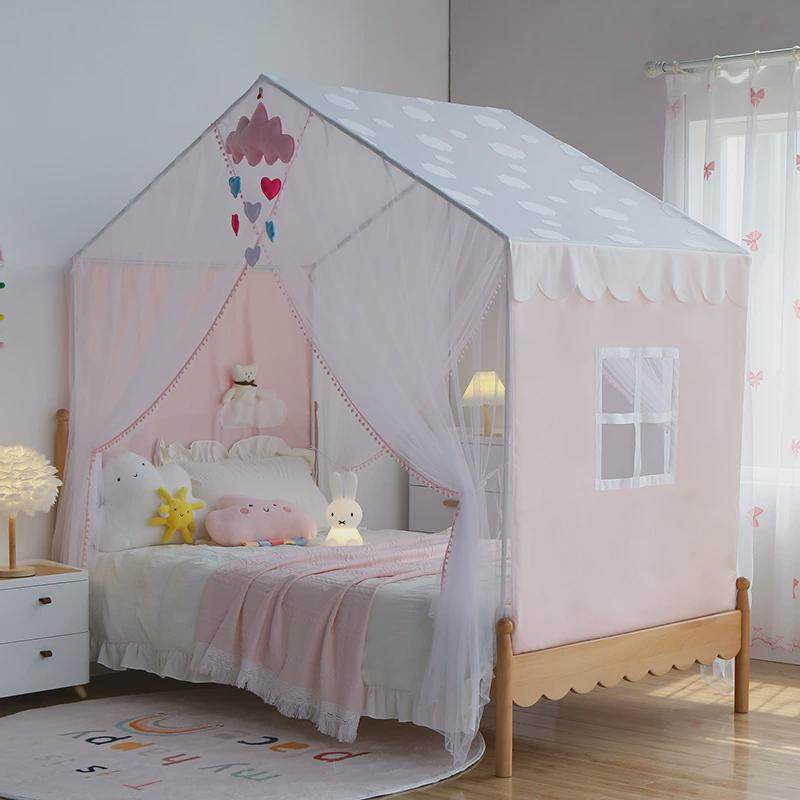 呼呼熊儿童床帐篷式蚊帐 新款卧室分床神器蚊帐 榻榻米床靠墙蚊帐,床上用品,蚊帐,淘宝优惠券,粉丝福利购,淘宝优惠卷