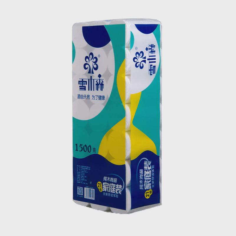 雪木森木漿卷紙衛(wèi)生紙3斤21卷母嬰用紙廁所賓館餐廳車內(nèi)用紙包郵