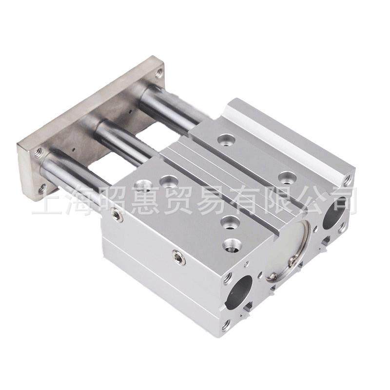 现货气缸导杆三杆smcmgpm20-100