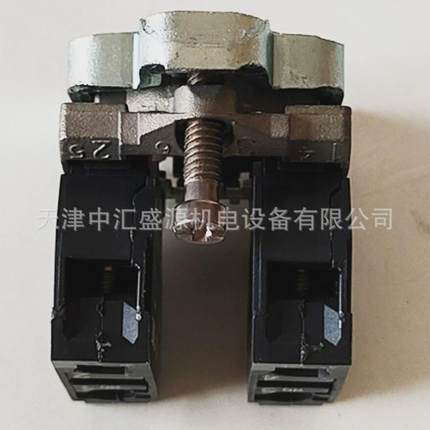 xb4触点模块zb4bz105螺钉基座带触点模块1no+1nc安装夹紧端子