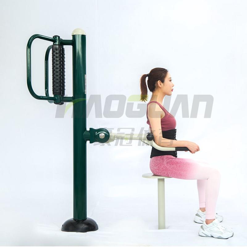 户外健身器材背部综合训练器老人社区广场健身路径按摩器腰背