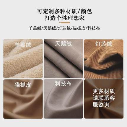 中古风复古客厅单人沙发设计师小户型卧室阳台懒人休闲芙蓉沙发椅